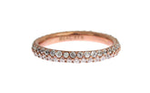Nialaya Pink Gold 925 Silver Clear CZ Ring -   -  Nialaya.